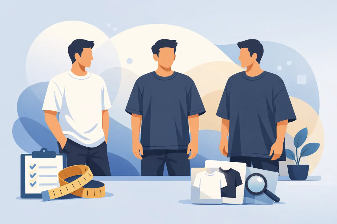 Oversized Tshirt Test für den richtigen Fit