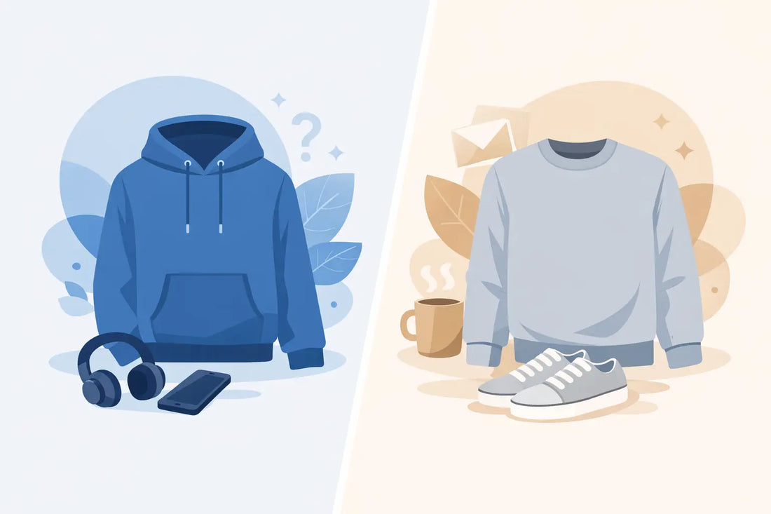 Hoodie oder Sweatshirt: Unterschied klar erklärt