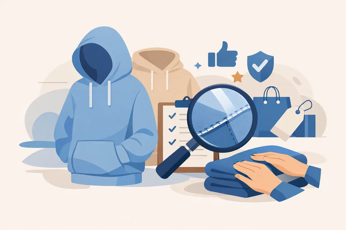 Oversized Hoodie Qualität erkennen beim Kauf