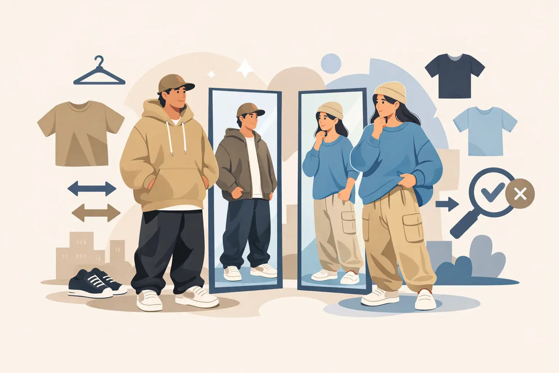 Wie fällt Oversized Streetwear aus? Dein Fit-Check