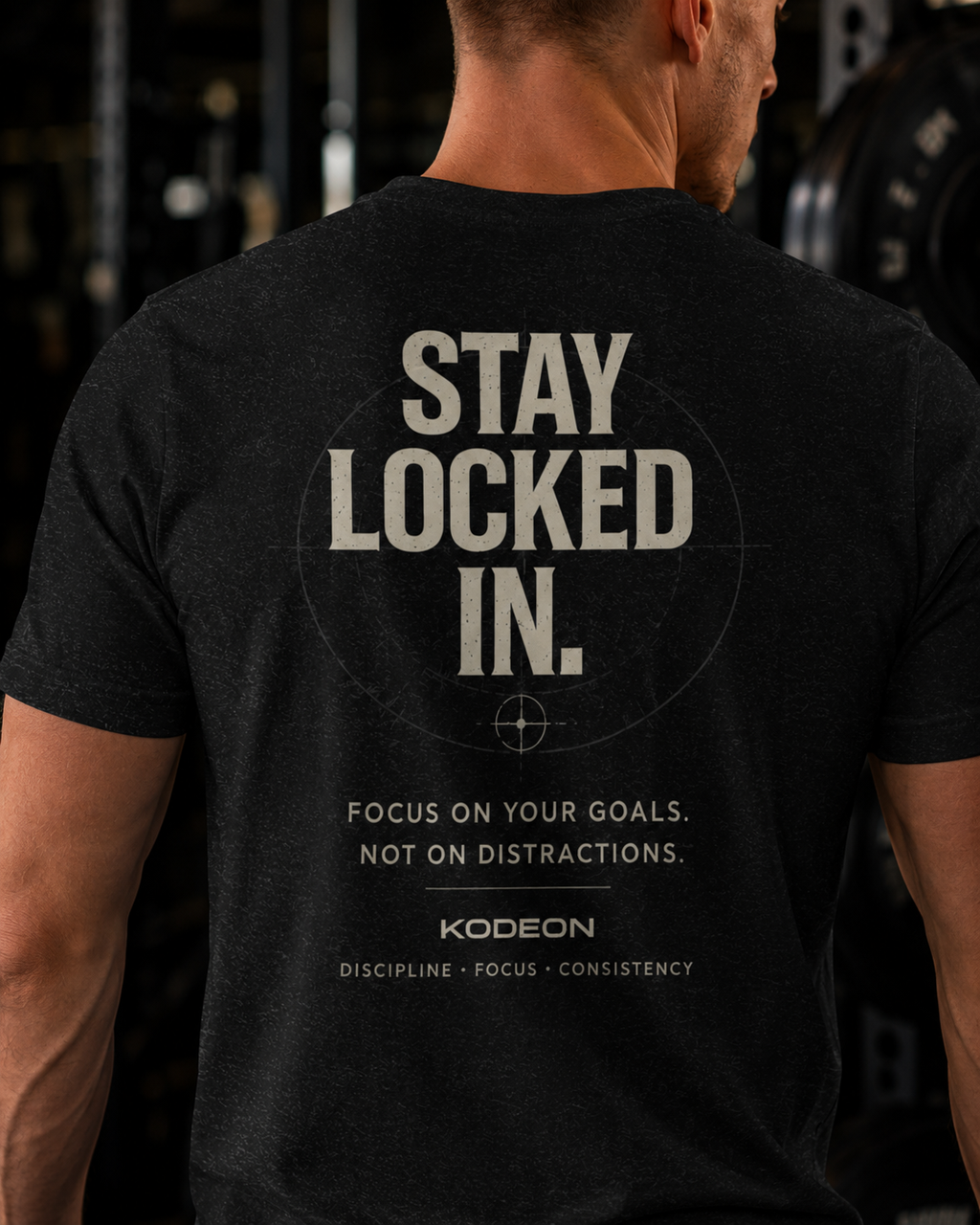 Stay Locked In | Premium Mindset T-Shirt