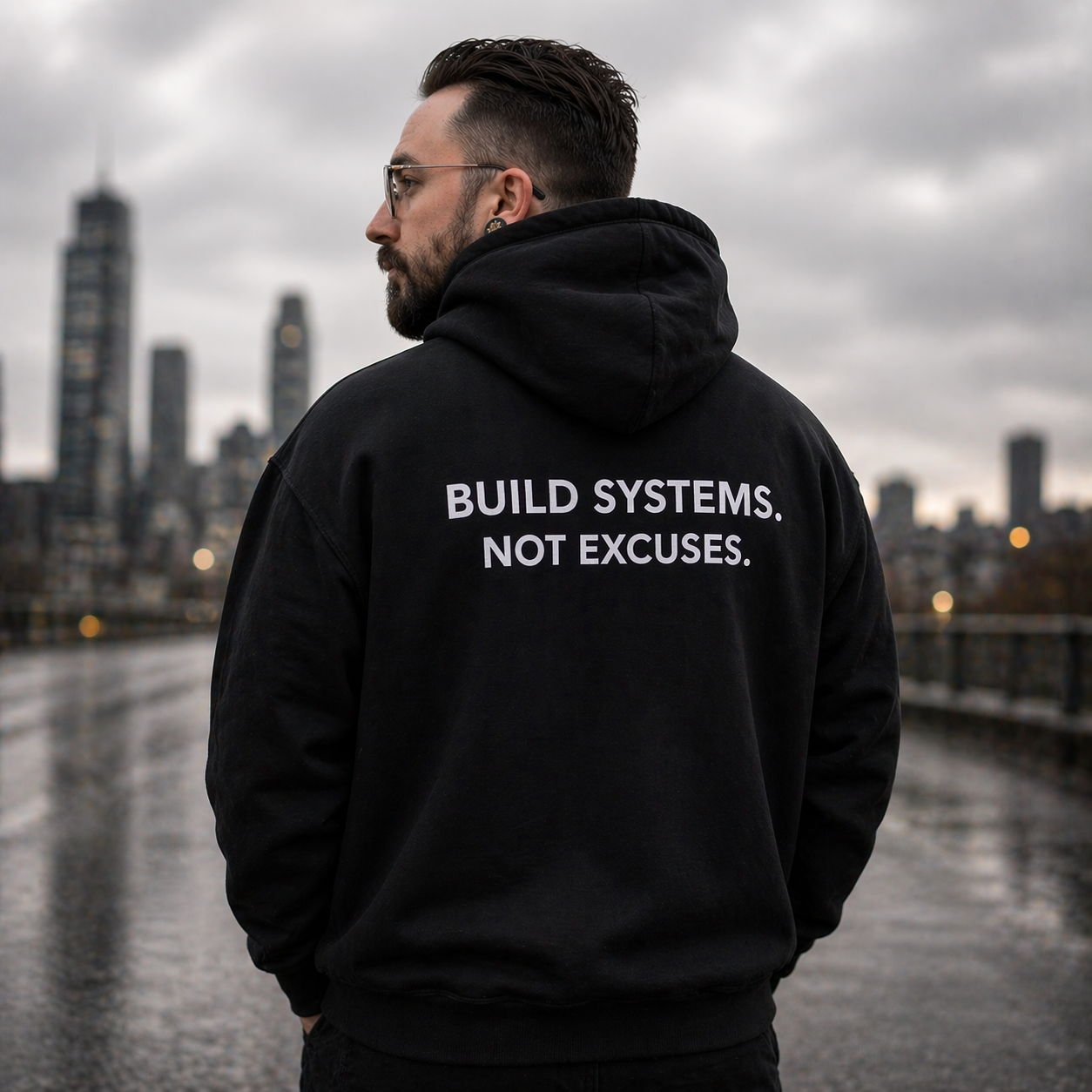 BUILD SYSTEMS. NOT EXCUSES. – Hoodie