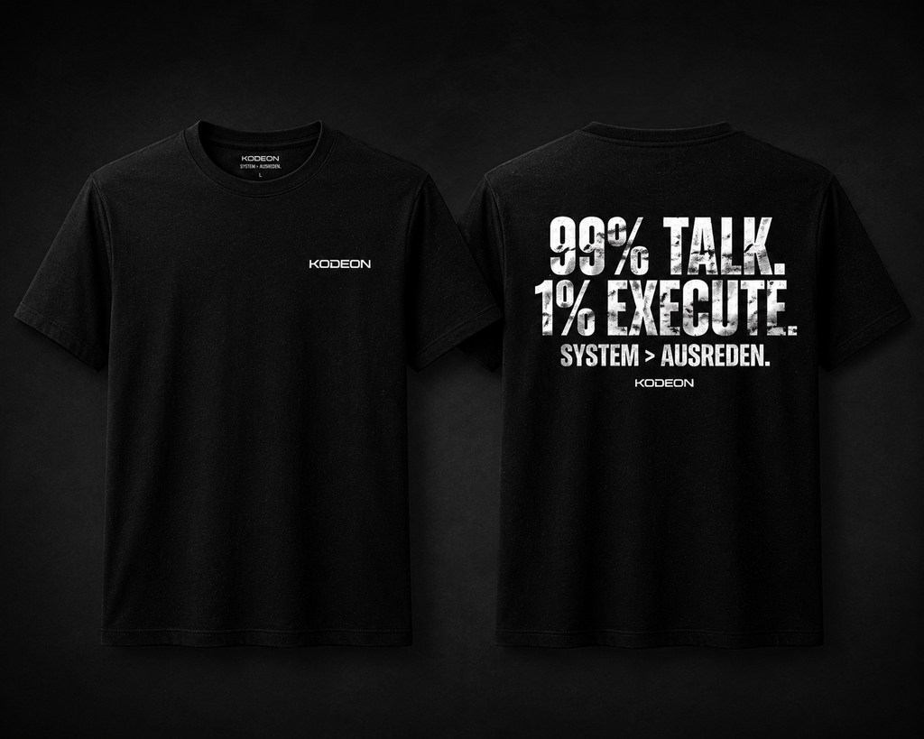 99% TALK. 1% EXECUTE. – Heavyweight Tee