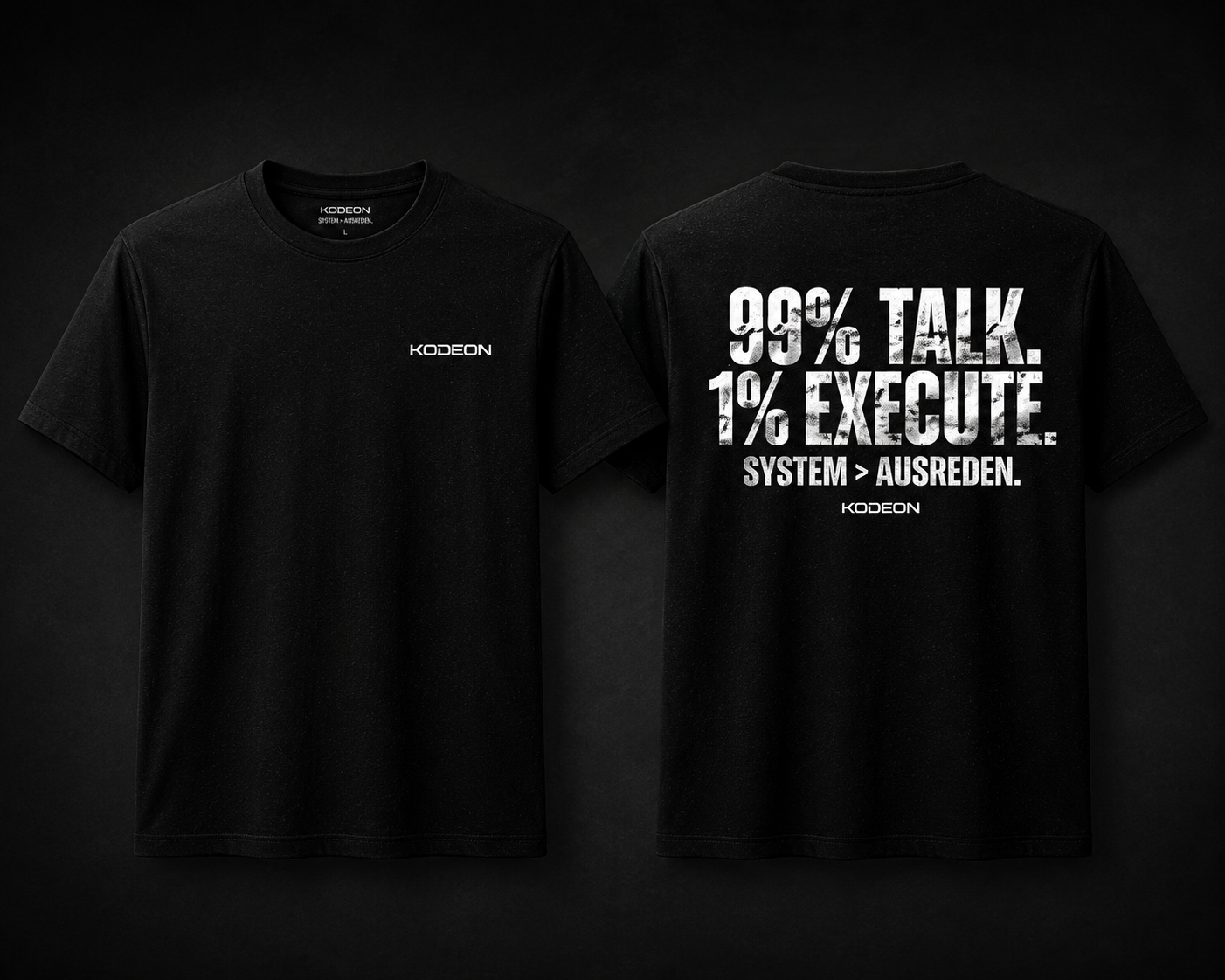 99% TALK. 1% EXECUTE. – Heavyweight Tee