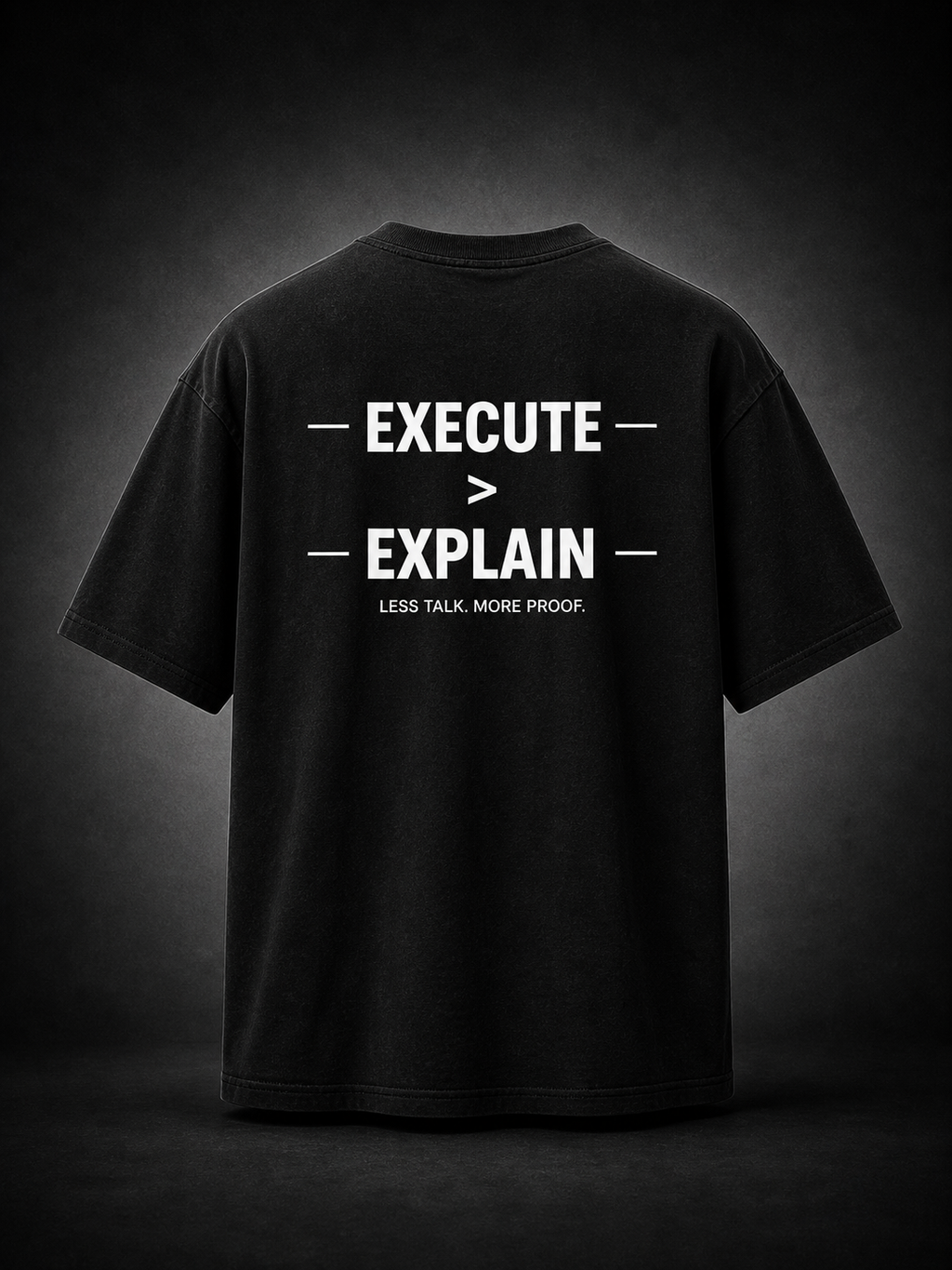 KODEON T-Shirt EXECUTE EXPLAIN Rückenansicht
