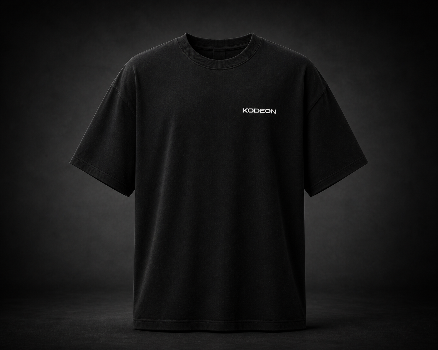 KODEON Oversized T-Shirt – Faded Black